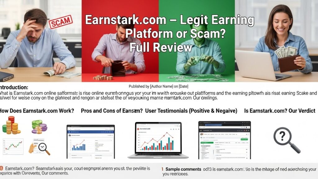 Earnstark com – Legit Earning Platform or Scam? Full Review
